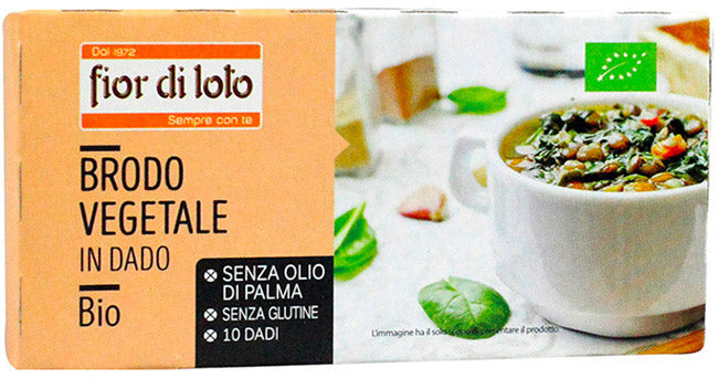 Brodo vegetale dado senza palma senza glutine 100 g