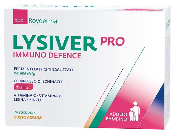 Lysiver pro immuno defence 24 stick pack da 3 g
