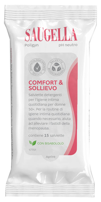 Saugella poligyn salviettine 15 pezzi