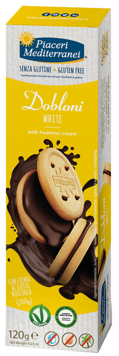 Piaceri mediterranei dobloni white 2 pezzi da 60 g