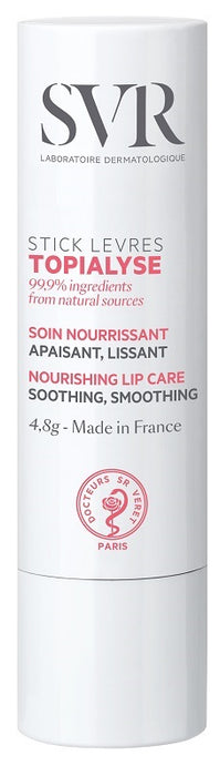 Topialyse stick levres nourishing lip care soothing smoothing 4,8 g