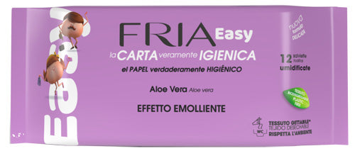 Fria easy carta igienica effetto emolliente 12 salviette
