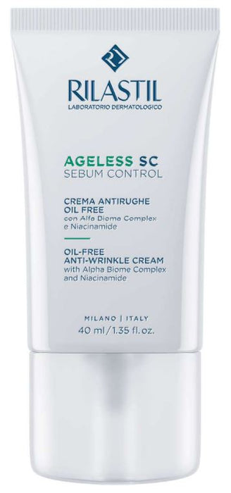 Rilastil ageless sc sebum control crema antirughe oil free 40 ml