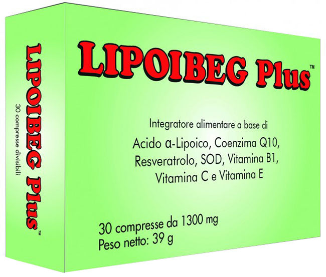 Lipoibeg plus 30 compresse da 1300 mg