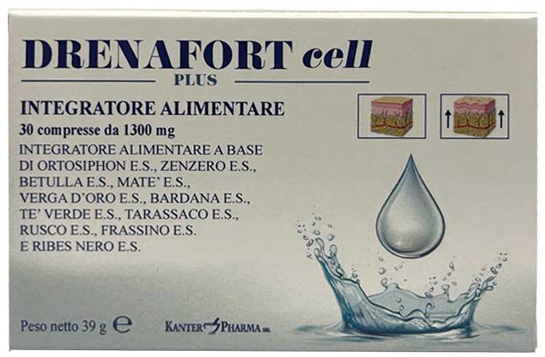 Drenafort cell plus 30 compresse