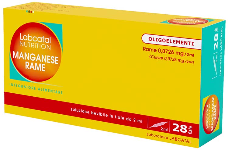 Labcatal nutrition manganese/rame 28 fiale 2 ml