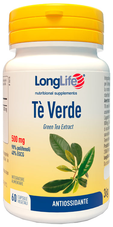 Longlife te' verde 500mg 60 capsule
