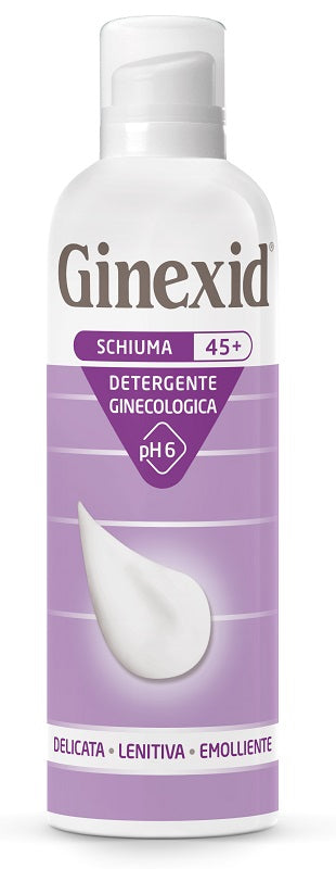 Ginexid 45+ schiuma detergente ginecologica 150 ml