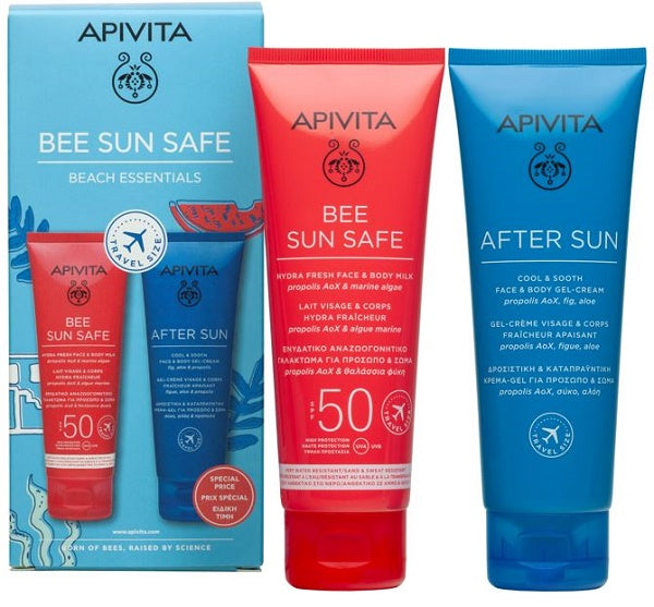 Apivita pro bee sun hydra fresh viso & corpo 100 ml + after sun cream viso & corpo 100 ml