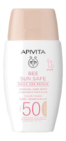 Apivita pro bee sun safe daily age repair tinted spf50 viso 50 ml