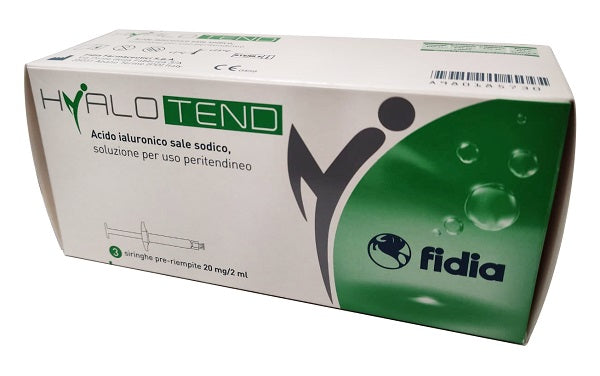 Siringa intra-articolare hyalotend 20mg/2ml 3 pezzi