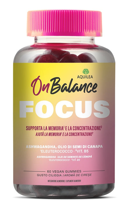 Aquilea on balance focus 60 gummies
