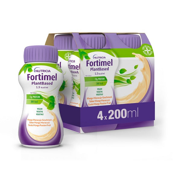 Fortimel plant based mango passion fruit 4 bottiglie da 200 ml