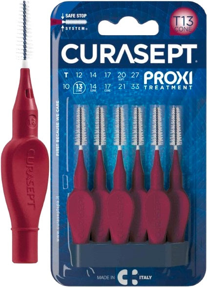 Curasept proxi t13 cone bordeaux 6 pezzi