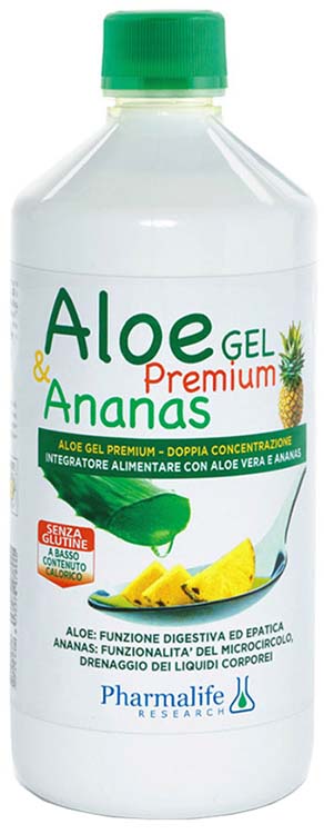 Aloe gel premium & ananas 1 litro
