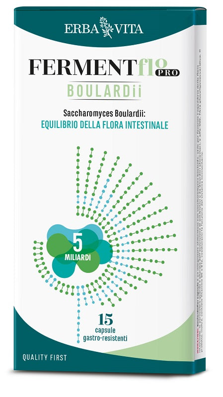 Fermentflor pro boulardii 15 capsule gastro-resistenti da 550 mg