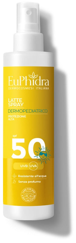 Euphidra latte spray dermopediatrico 50 200 ml