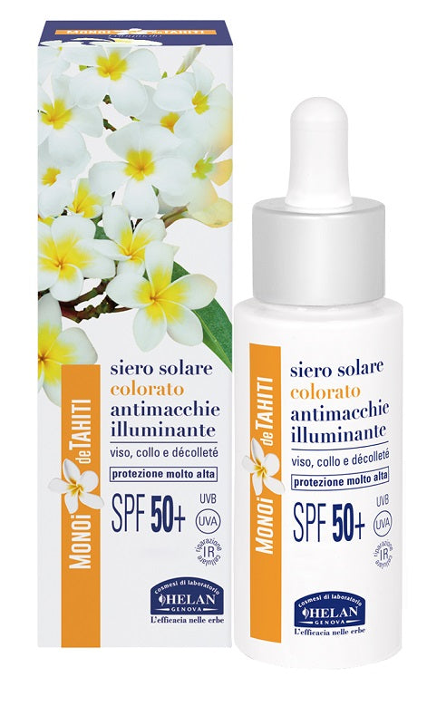 Monoi de tahiti ata siero solare colorato illuminante antimacchie spf50+ 30 ml