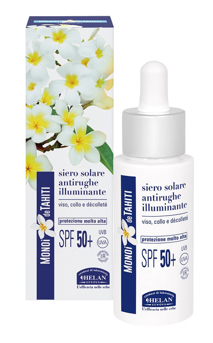 Monoi de tahiti miti siero solare illuminante antirughe spf50+ 30 ml