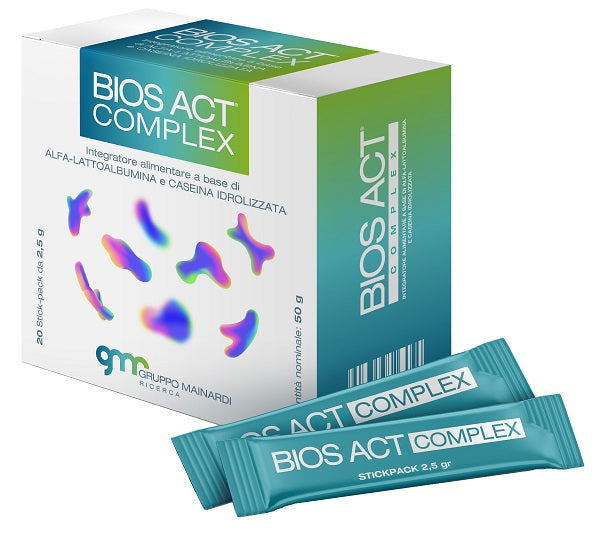 Bios act complex 20 stick pack 2,5 g contiene derivati del latte