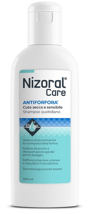 Nizoral care shampoo cute secca e sensibile 200 ml