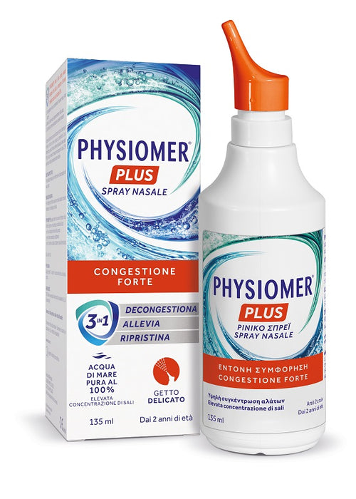 Spray nasale physiomer plus getto delicato 135 ml