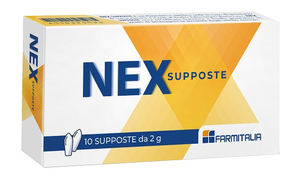 Nex supposte 10 pezzi da 2 g