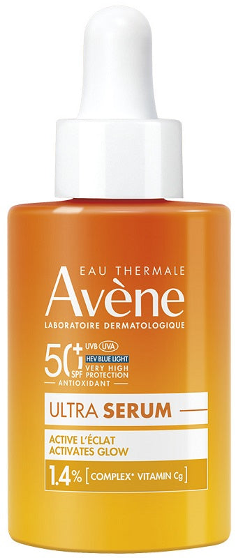 Eau thermale avene solare ultra siero attiva la luminosita' spf50+ 30 ml