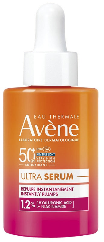 Eau thermale avene solare ultra siero rimpolpa immediatamente spf50+ 30 ml