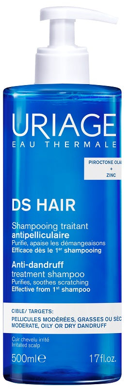 Uriage ds hair shampoo trattamento antiforfora 500 ml