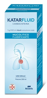 Katarfluid 5 g/100 ml adulti soluzione orale