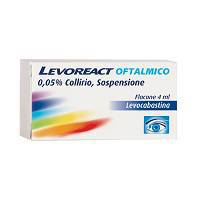 Levoreact oftalmico 0,05% collirio, sospensione
