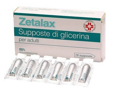 Zetalax supposte di glicerina