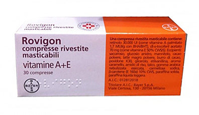 Rovigon compresse rivestite masticabili