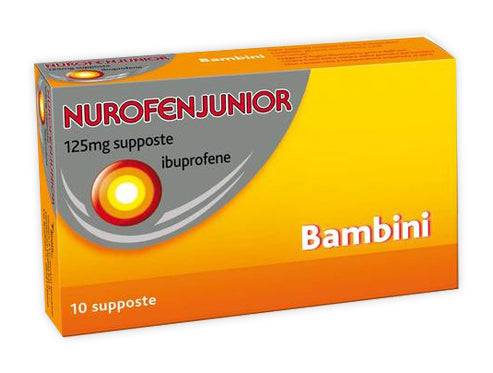 Nurofenjunior 125 mg supposte bambini