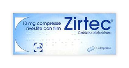 Zirtec 10 mg compresse rivestite con film