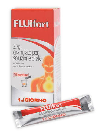 Fluifort 2,7 g granulato per soluzione orale