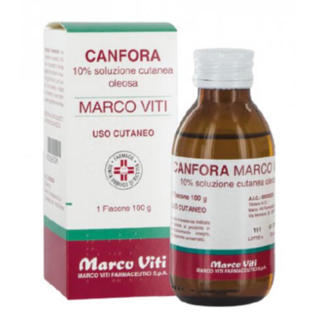 Canfora marco viti 10% soluzione cutanea