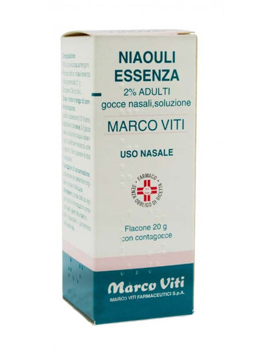 Niaouli essenza marco viti gocce nasali, soluzione