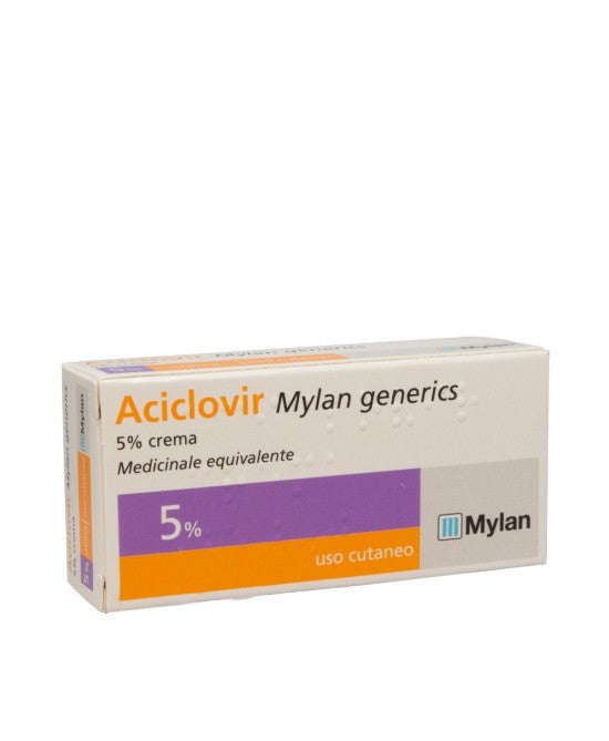 Aciclovir mylan generics 5% crema