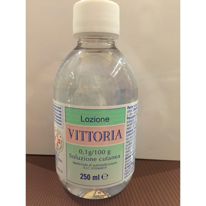 Lozione vittoria 0,1g/100g soluzione cutanea