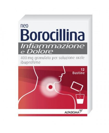Neo borocillina infiammazione e dolore 400 mg granulato per soluzione orale