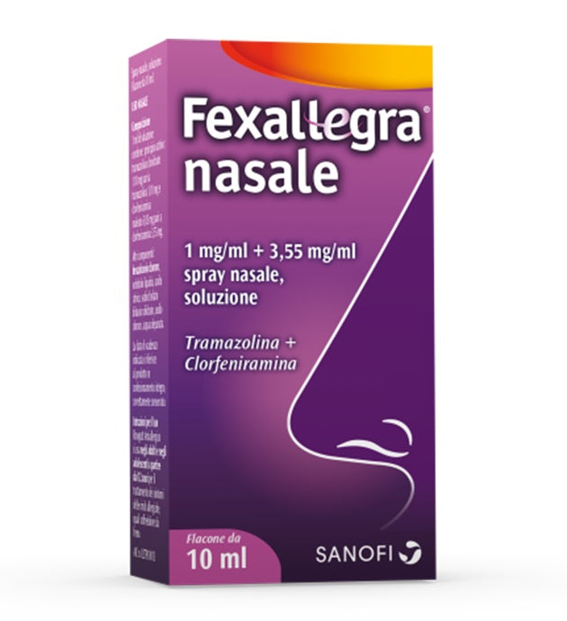 Fexallegra nasale 1 mg/ml + 3,55 mg/ml spray nasale soluzione