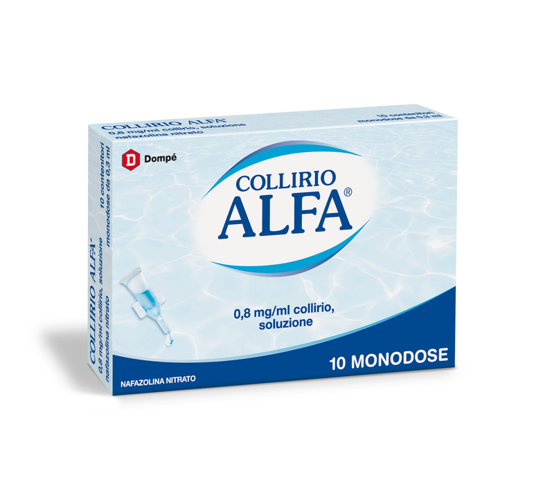 Collirio alfa decongestionante 0,8 mg/ml collirio, soluzione