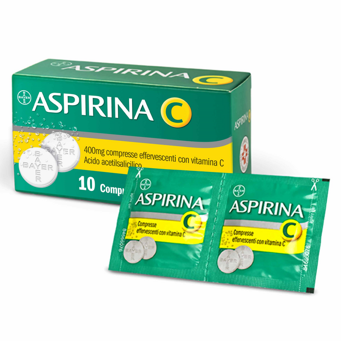 Aspirina 400 mg compresse effervescenti con vitamina c