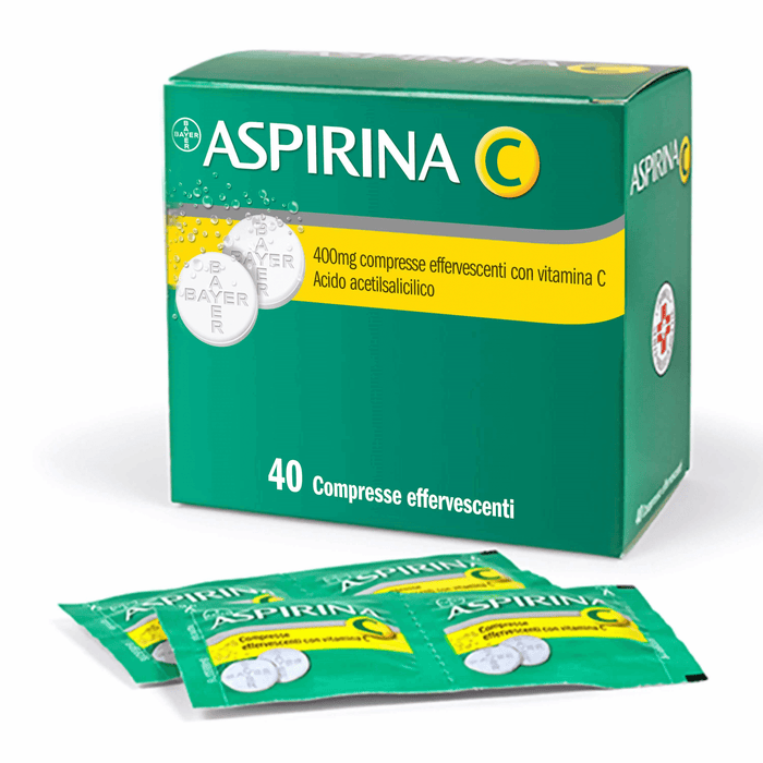 Aspirina 400 mg compresse effervescenti con vitamina c