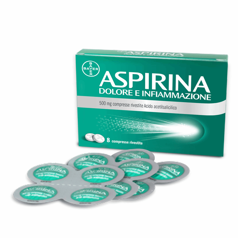 Aspirina dolore e infiammazione 500 mg compresse rivestite