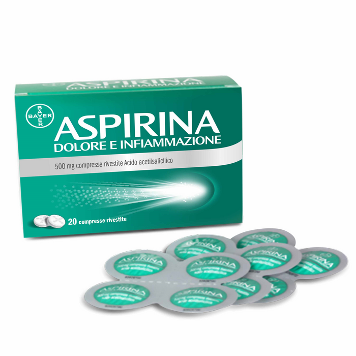 Aspirina dolore e infiammazione 500 mg compresse rivestite