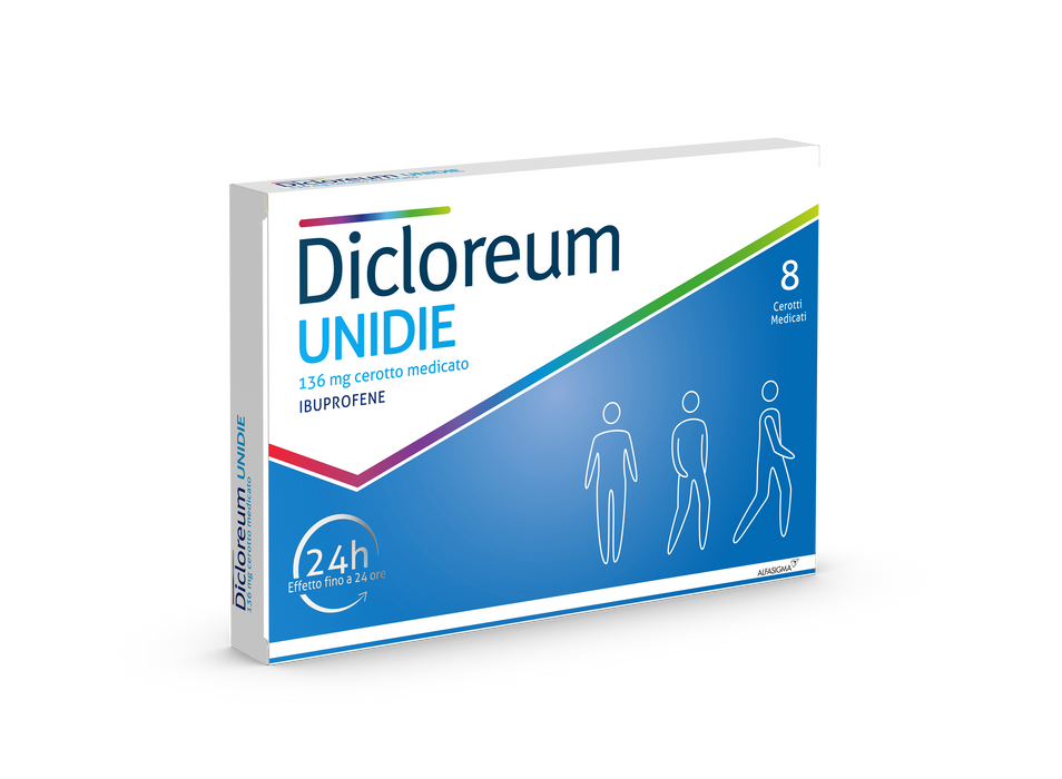 Dicloreum unidie 136 mg cerotto medicato