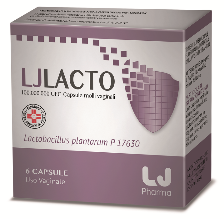 Ljlacto 100.000.000 ufc capsule molli vaginali